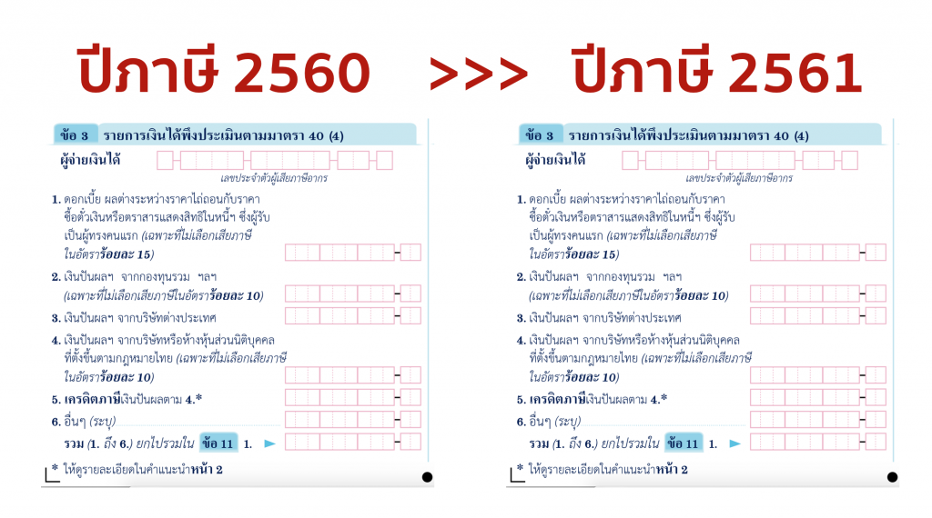 ฟอร์ม ภ.ง.ด. 90 ปีภาษี 2561