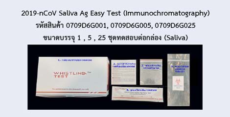 2019-nCoV Saliva Ag Easy Test (Immunochromatography)